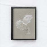 Vintage Print Framed | Flower Sketch A130